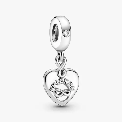 Pandora Freunde für immer Herz Charm-Anhänger 799294C01