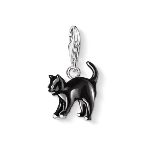 Thomas Sabo Charm-Anhänger schwarze Katze 0701-007-11