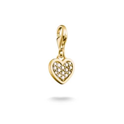 Thomas Sabo Charm Herz mit weißem Zirkonia 0967-M01-14