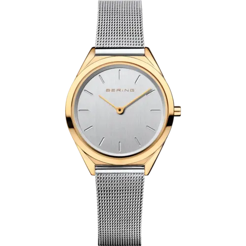 Bering Ultra Slim 31 mm Mesh-Uhr Gold 17031-010