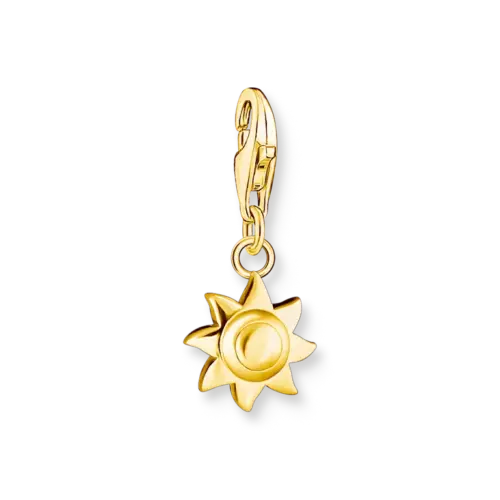 Thomas Sabo Charm-Anhänger Sonne vergoldet 2024-413-39