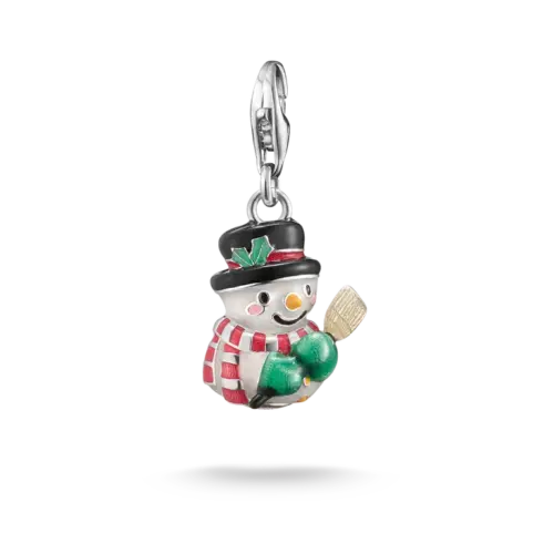 Thomas Sabo Charm-Anhänger Schneemann Silber