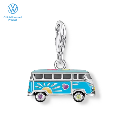 Thomas Sabo Charm-Anhänger Original Volkswagen Hippie-Bus, Silber