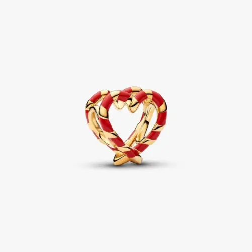 Pandora Zuckerstange Offen gearbeitetes Herz Charm 765063C01