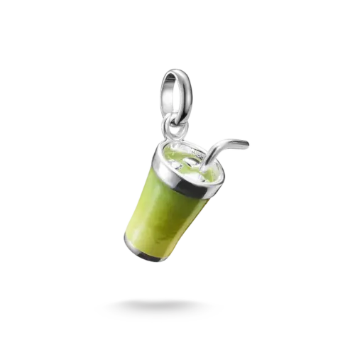 Thomas Sabo Charm-Anhänger Matcha Latte Connect Silber CC1266-007-6