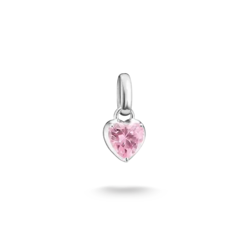 Thomas Sabo Charm-Anhänger Herz Geburtsstein Januar Connect Silber CC1329-051-9